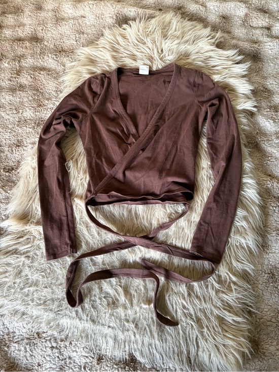 Urban Outfitters Tops - Brown Ballet Wrap Top
